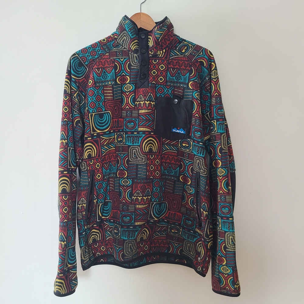 Colorful Geometric Patterned Jacket